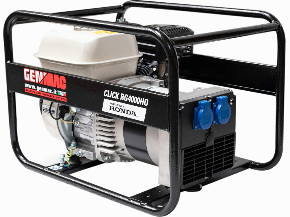 Agregat prądotwórczy GENMAC Click RG4000HO AVR maksymalna niezaleznosc