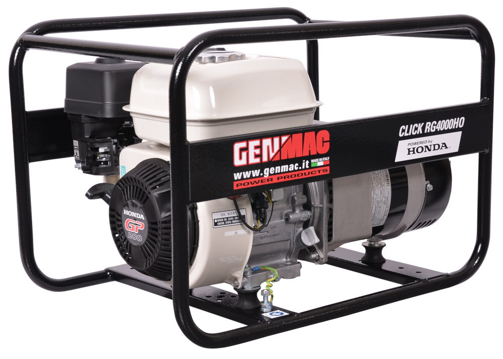 Agregat prądotwórczy GENMAC Click RG4000HO idealny w terenie