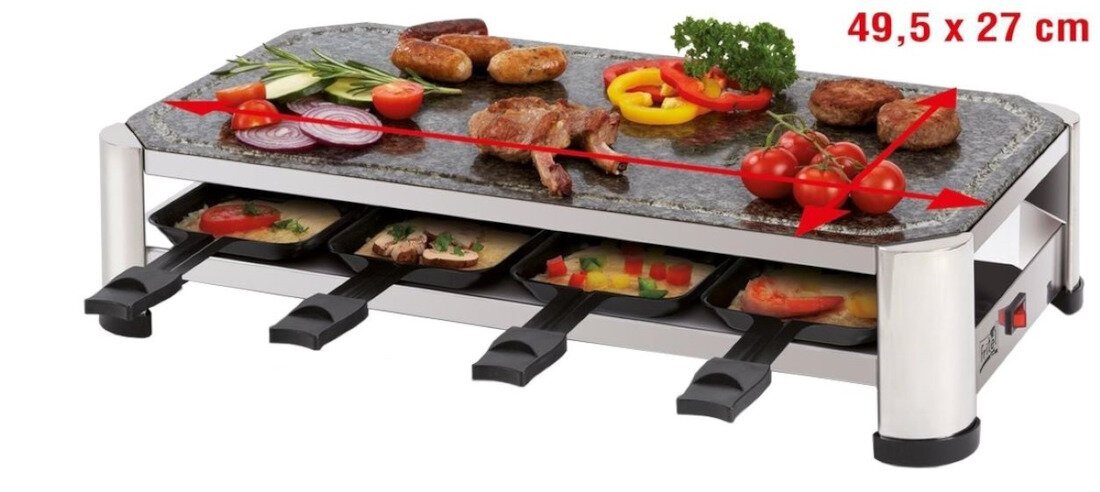 Grill elektryczny FRITEL SG 2180 stalowe wykonczenie wyglad