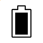Bateria 5000 mAh przedstawiona na ikonie Bateria 5000 mAh przedstawiona na ikonie