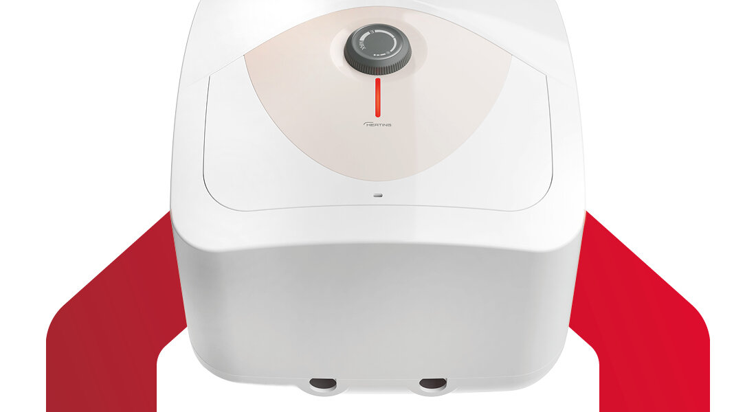 Bojler elektryczny ARISTON Dune RS 10U 3100853 10 l Podumywalkowy Kompaktowa budowa wymiary montaż wygodny dostęp