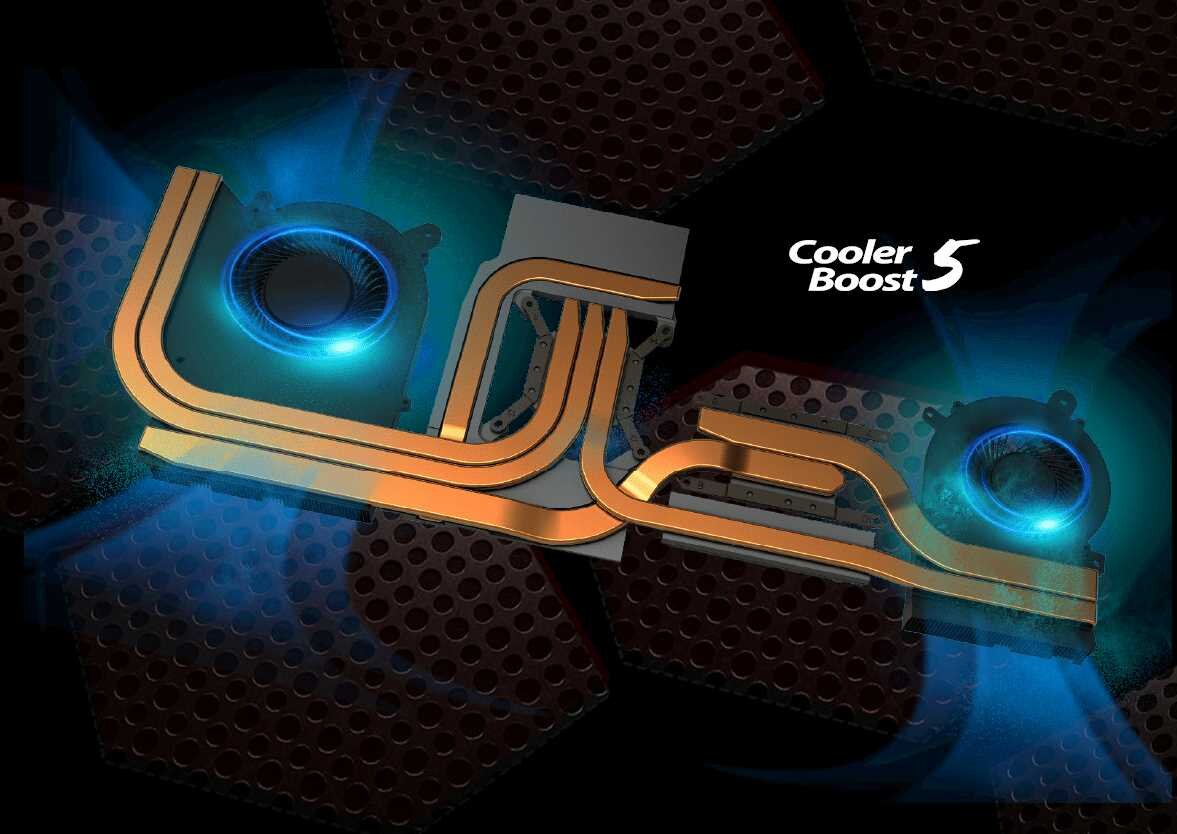  Laptop MSI Pulse GL66 12U - Cooler Boost 5 