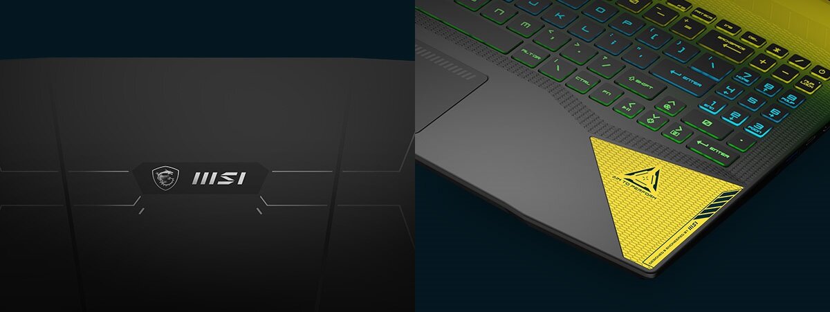  Laptop MSI Crosshair B12UGZ - Hi-Resolution Audio 