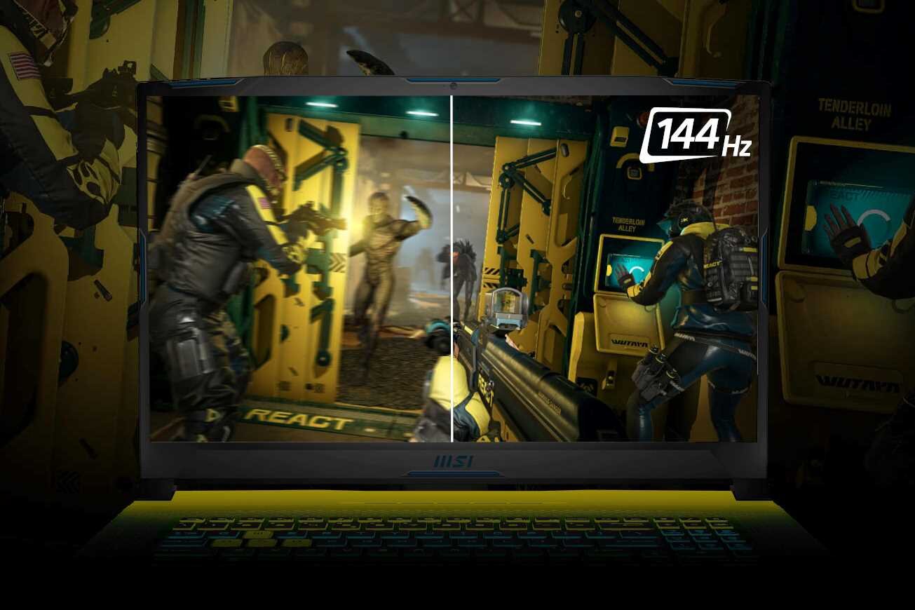  Laptop MSI Crosshair B12UGZ - wysoka częstotliwość odświeżania 