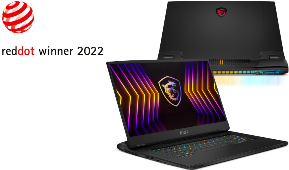 Klawiatura MSI Titan GT77 nagroda reddot