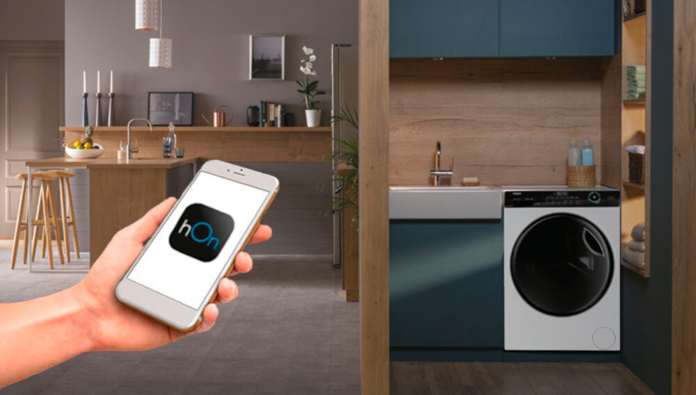Pralka HAIER I-Pro 5 HW80-B14959S8U1S aplikacja powiadomienia zdalne sterowanie