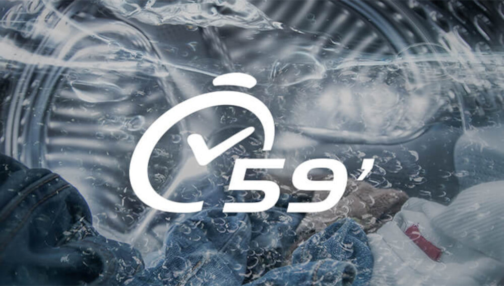 Pralka CANDY CSTG 38TMCE 1-S czyste pranie w mniej niż godzinę szybkie mix bawełna