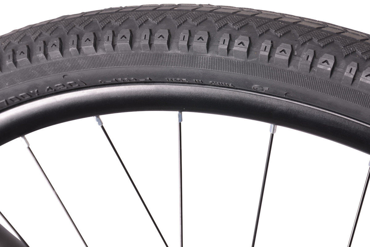 Rower crossowy INDIANA X-Cross 4.0 M21 meski czarmo-szary kola