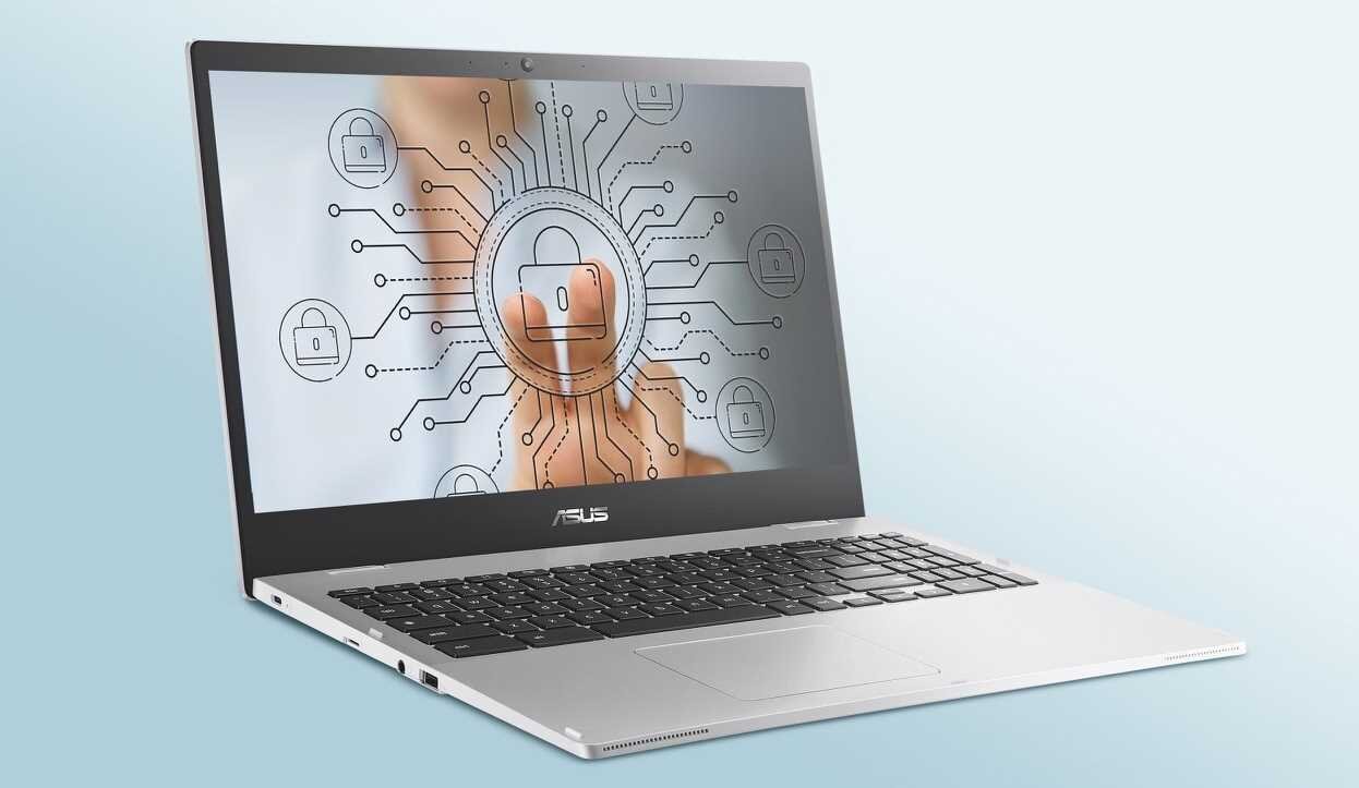 Laptop ASUS Chromebook CX1 - Zintegrowana ochrona 