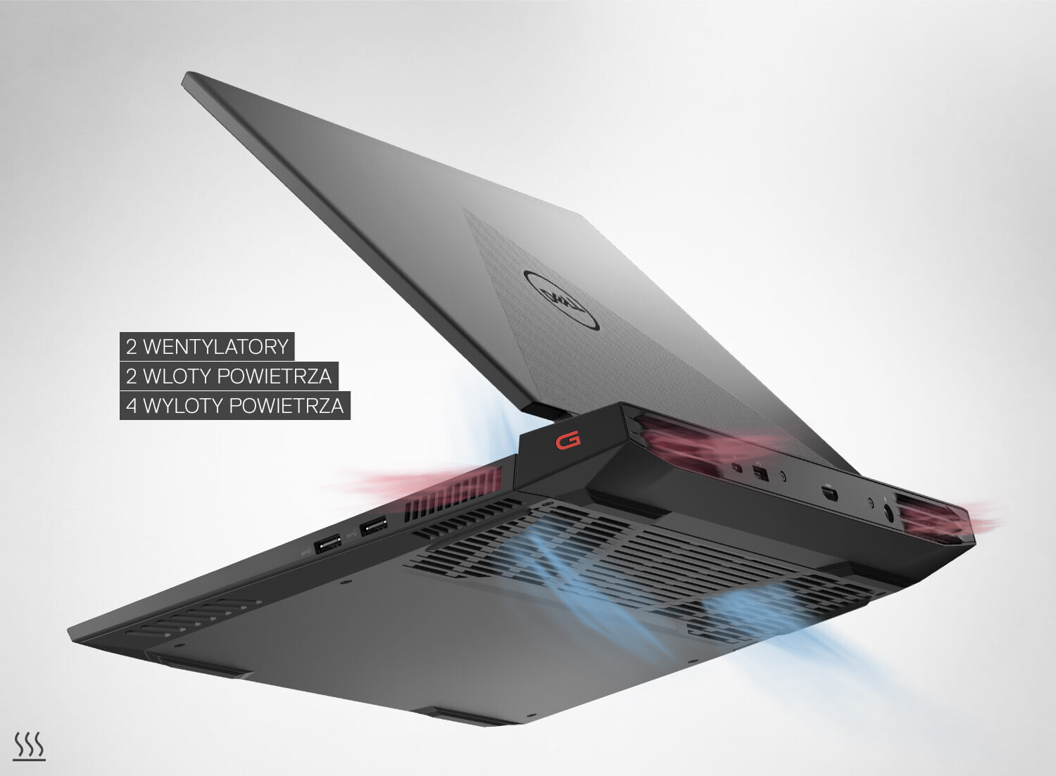 Laptop DELL G15 5520 - 2 WENTYLATORY   