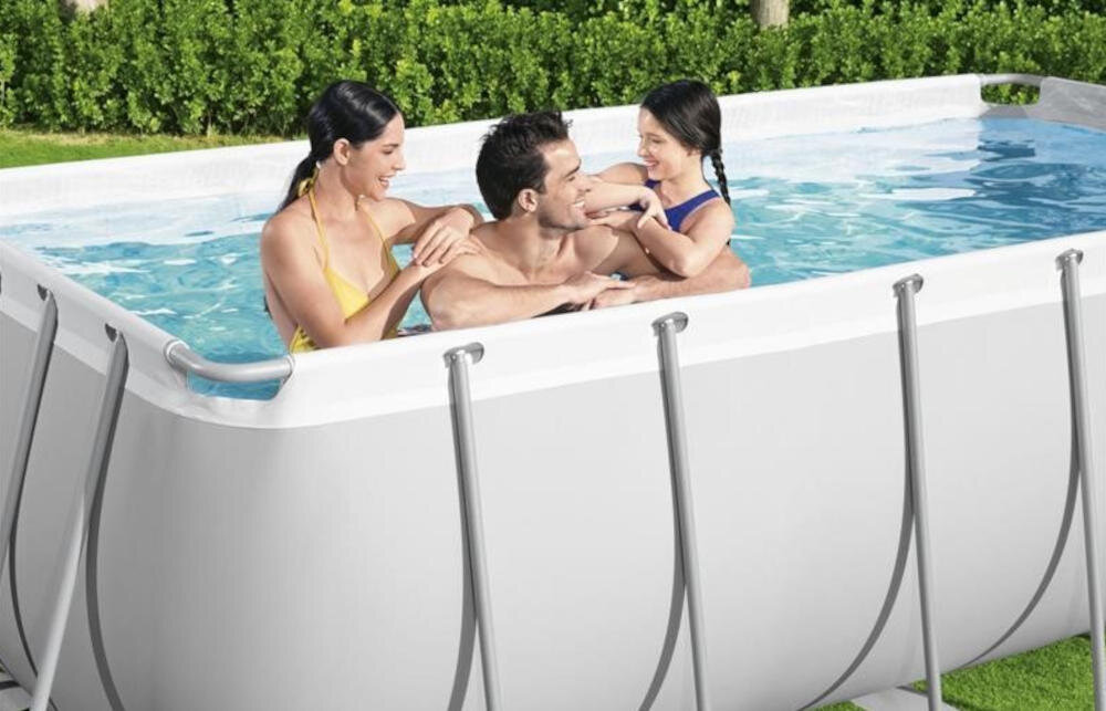 BESTWAY basen funkcjonalny dbałość detale stylowy wkładka wytrzymały materiał odporność