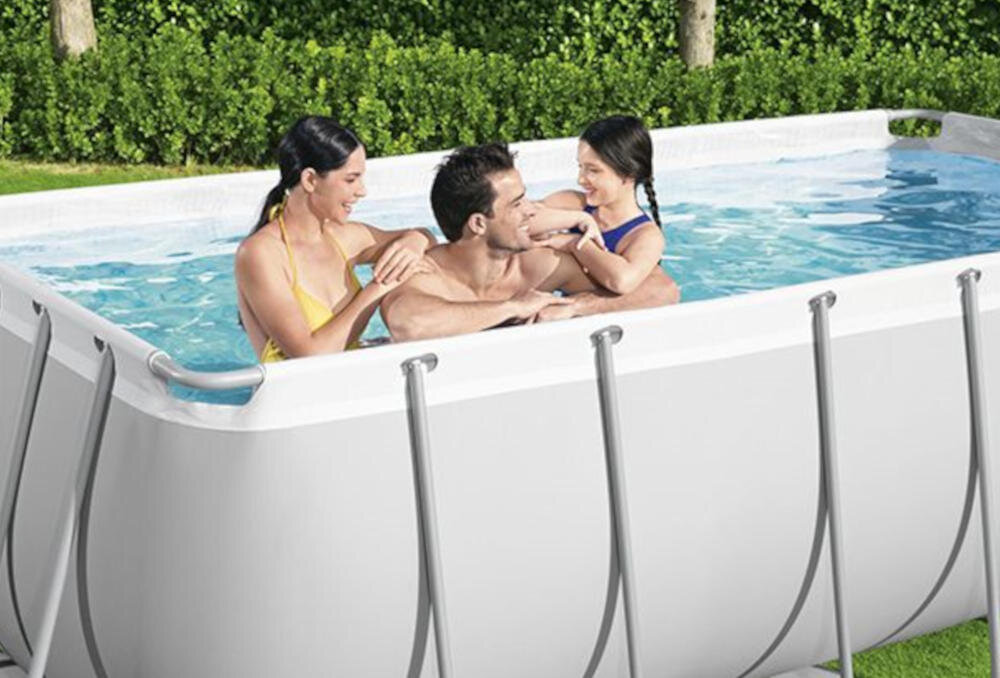 BESTWAY basen funkcjonalny dbałość detale stylowy wkładka wytrzymały materiał odporność