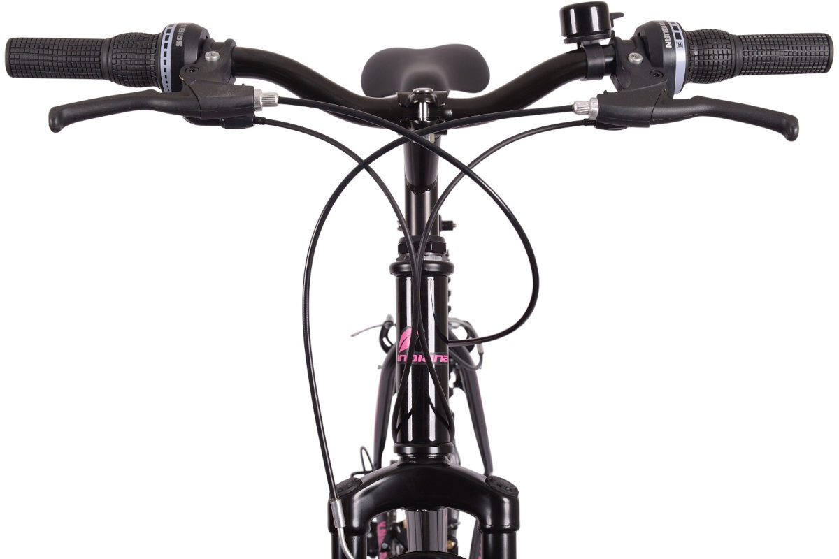 Rower gorski MTB INDIANA X-Pulser 1.6 D20 26 cali damski Czarno-rozowy