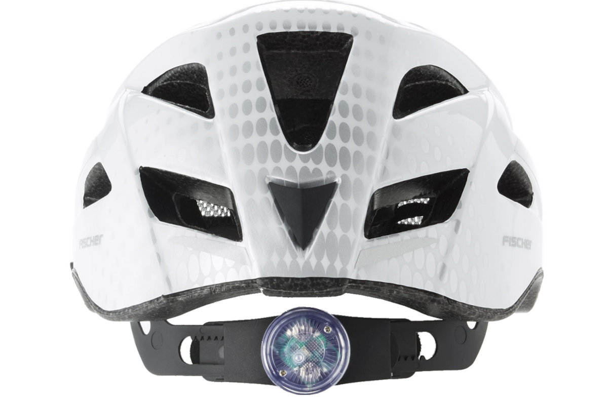 Kask rowerowy FISCHER Lano Biały MTB wentylacja i amortyzacja