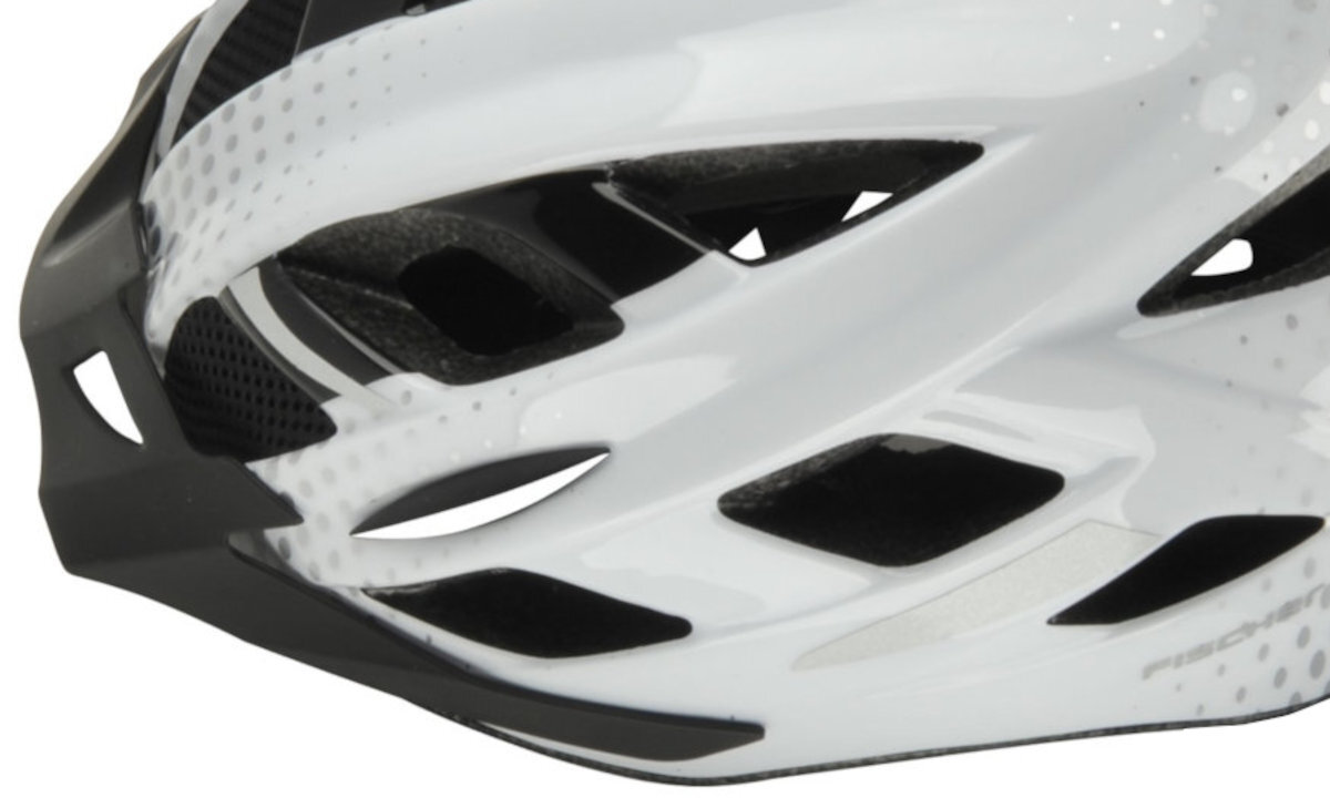 Kask rowerowy FISCHER Lano Biały MTB bezpieczna jazda