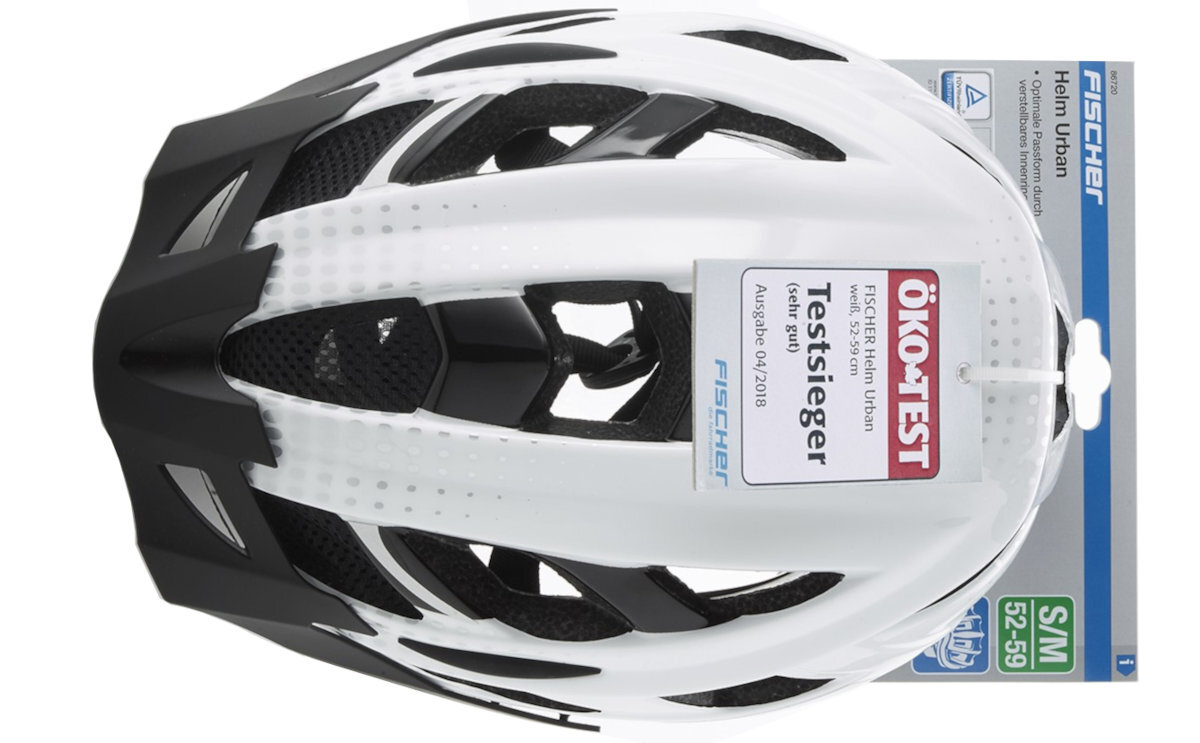 Kask rowerowy FISCHER Lano Biały MTB wysokiej klasy wykonanie