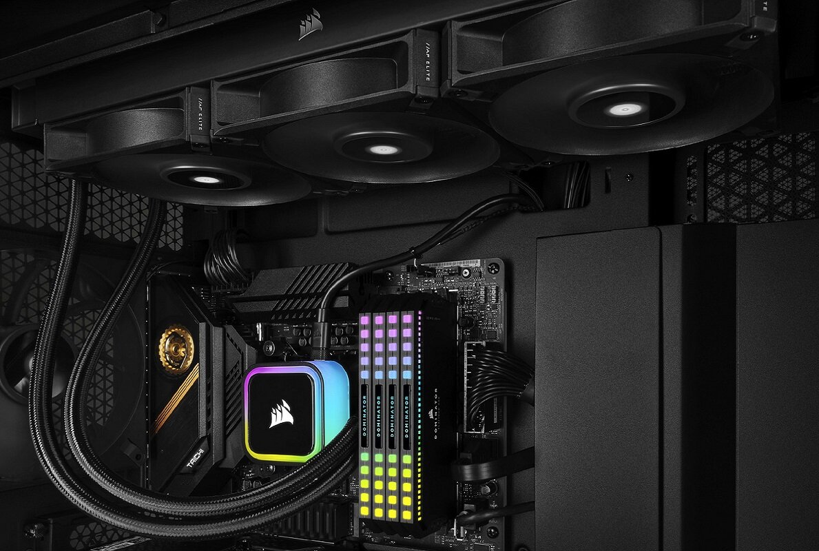 Wentylator CORSAIR Elite wydajny estetyczny doskonałe chłodzenie Prosta instalacja wymiary łożyska Fluid Dynamic Bearing