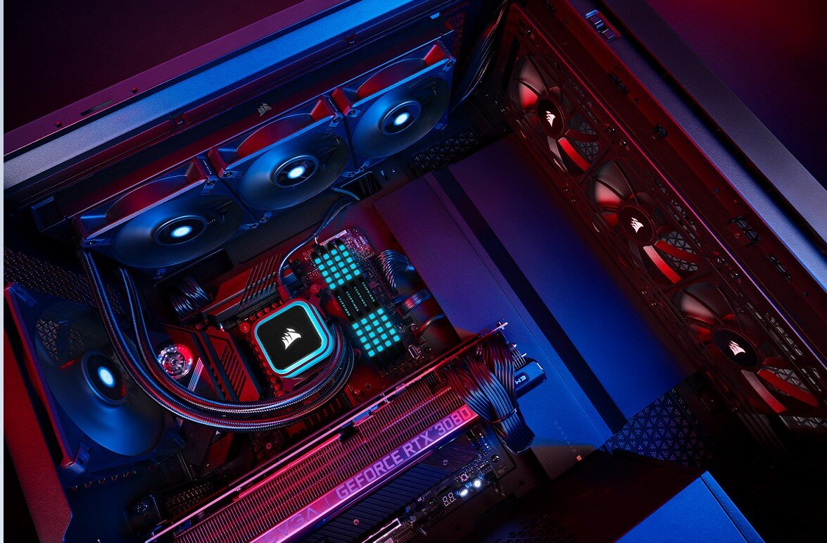 Wentylator CORSAIR Elite wydajny estetyczny doskonałe chłodzenie Prosta instalacja wymiary łożyska Fluid Dynamic Bearing
