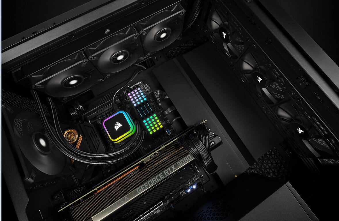 Wentylator CORSAIR Elite wydajny estetyczny doskonałe chłodzenie Prosta instalacja wymiary łożyska Fluid Dynamic Bearing