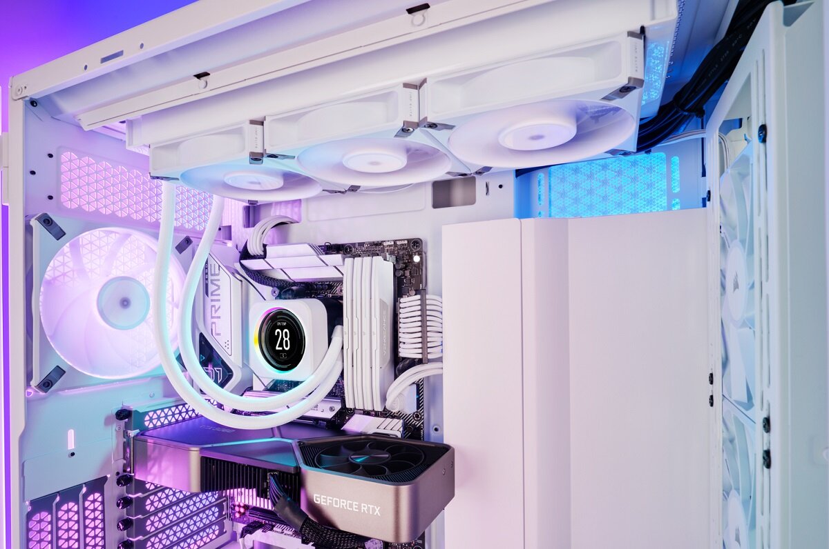 Wentylator CORSAIR Elite wydajny estetyczny doskonałe chłodzenie Prosta instalacja wymiary łożyska Fluid Dynamic Bearing