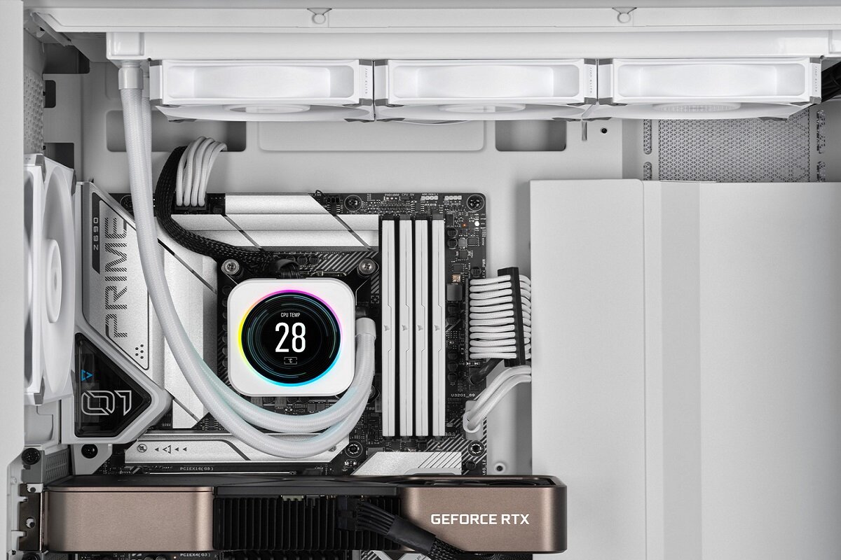 Wentylator CORSAIR Elite wydajny estetyczny doskonałe chłodzenie Prosta instalacja wymiary łożyska Fluid Dynamic Bearing