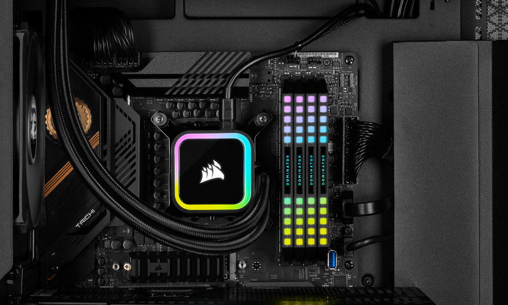 Chłodzenie wodne CORSAIR iCUE H100i RGB Elite AirGuide