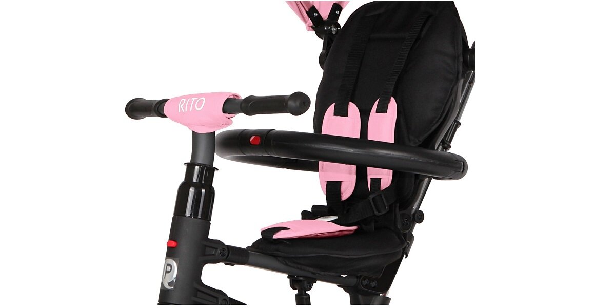 Trojkołowiec QPLAY Rito aluminium skladany siodelko