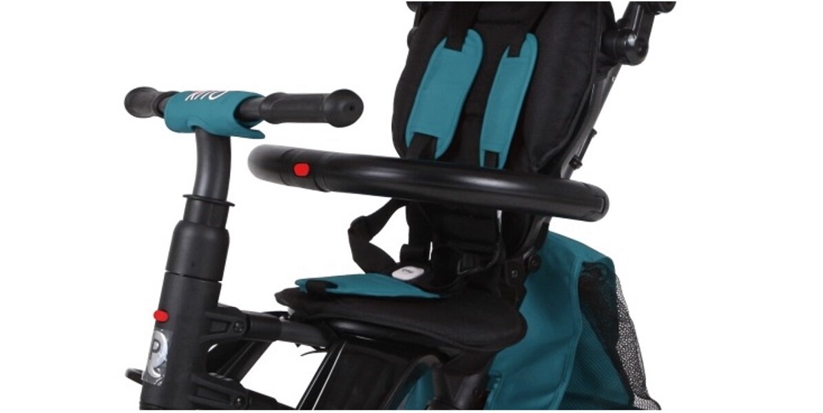 Trojkołowiec QPLAY Rito barierka podnozki pasy