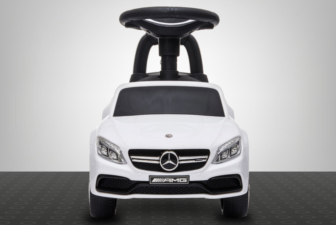 Jeździk SUN BABY Mercedes Coupe AMG C36 Biały siedzisko oparcie Praktyczny schowek wygoda