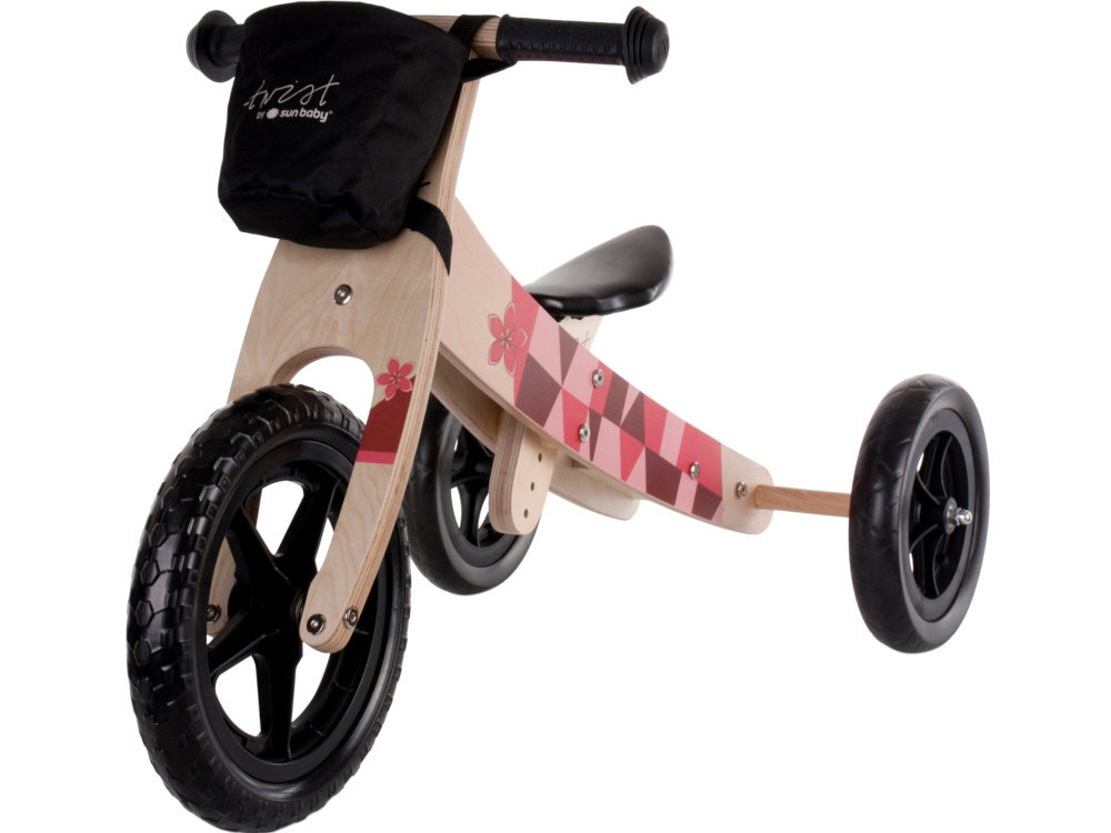 Rowerek biegowy SUN BABY Twist 2w1 Różowy