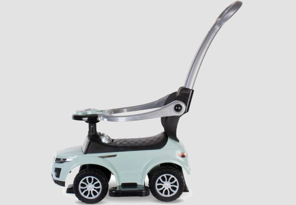 Jezdzik SUN BABY Sport Car 2+ Turkusowy wygodna bezpieczna pozycka podnozek mozliwosci