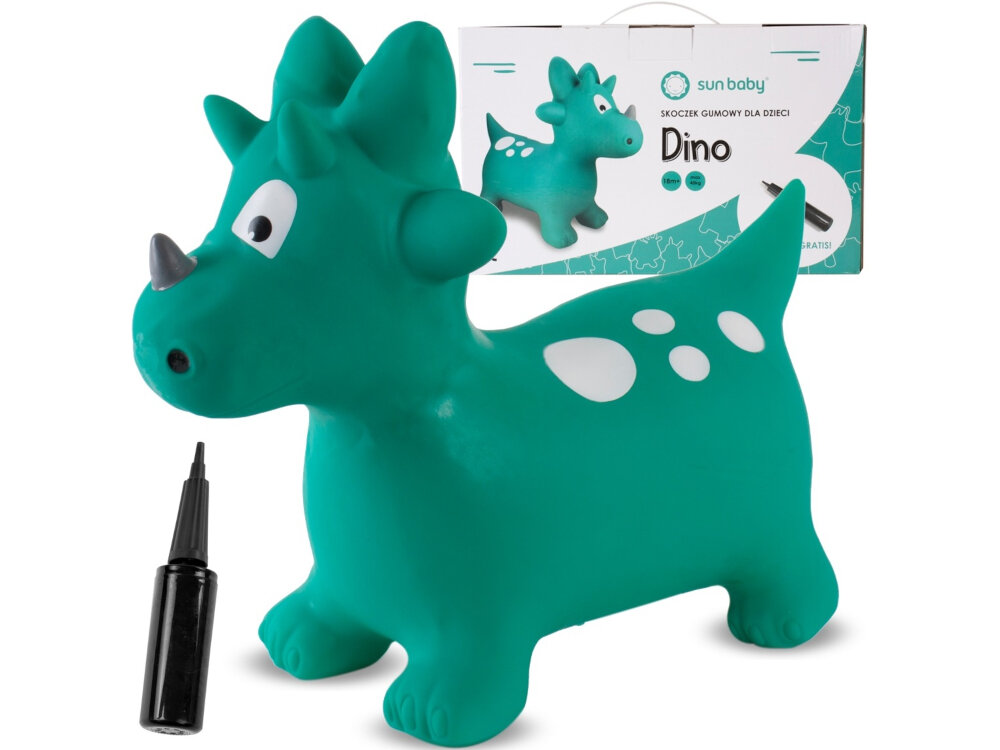 Skoczek SUN BABY Dino J06.020.1.1 zestaw skoczek pompka dokumentacja