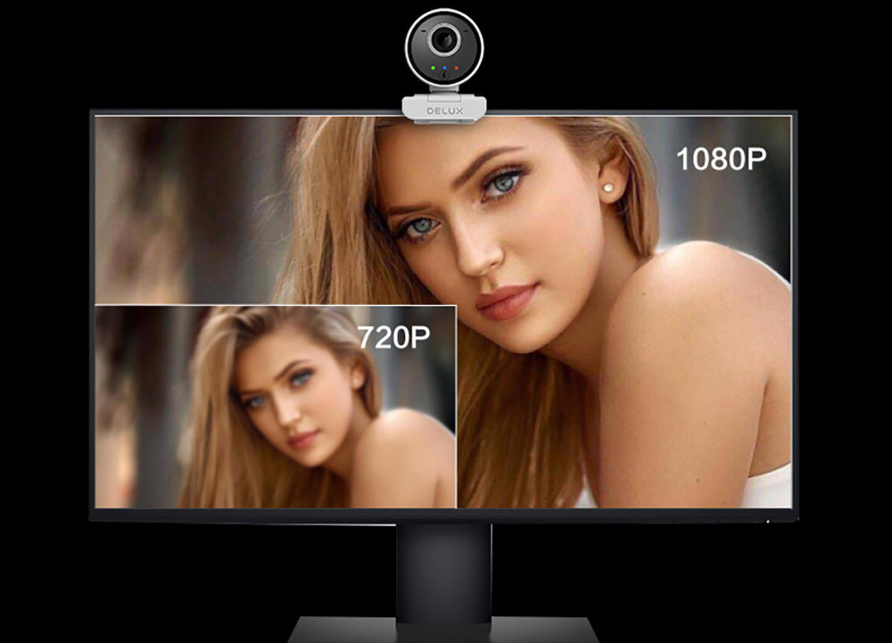 Kamera internetowa DELUX DC07 wysoka rozdzielczosc i wbudowany mikrofon