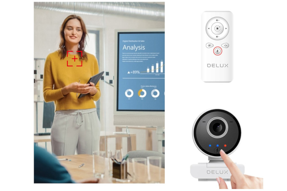 Kamera internetowa DELUX DC07 funkcja sledzenia