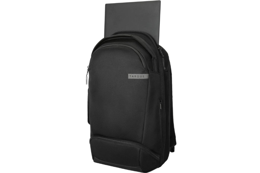 Plecak na laptopa TARGUS Work+ Compact 16 cali czarny wyposażenie wodoodporny wygodny komfortowy zabezpieczenie