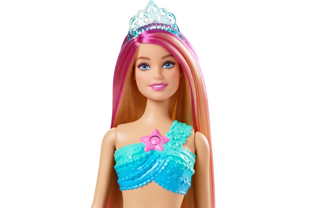 Lalka Barbie Dreamtopia Syrenka Migoczące światełka HDJ36 Świecąca prezent dziewczynka woda ogon towarzyszka przygody