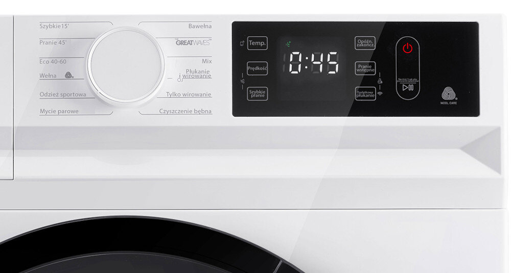 Pralka TOSHIBA TW-BL70A2PL(SS) programy wybór opcje