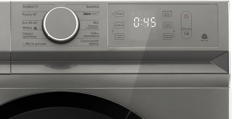 Pralka TOSHIBA TW-BL70A2PL(SS) programy wybór opcje