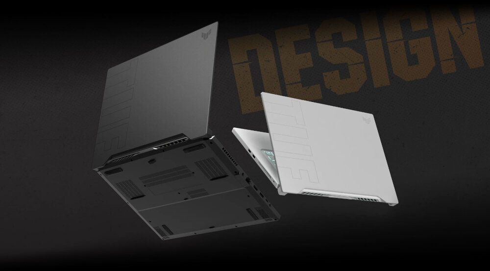 Laptop ASUS TUF Dash F15 FX516PM 15.6 IPS 144Hz i7-11370H 16GB SSD 512GB GeForce RTX3060 Windows 11 Home wygląd design