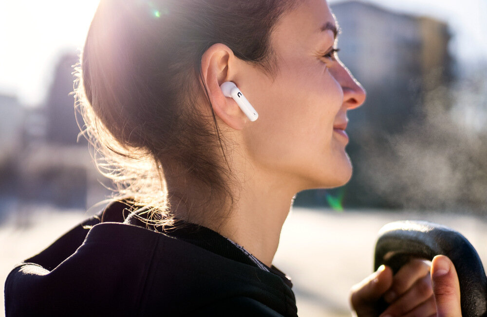 Słuchawki dokanałowe NICEBOY Hive Pins  obsługa wilgość woda deszcz warunki