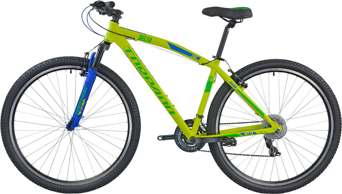 Rower gorski MTB TORPADO Delta Hardtail D18 29 cali damski zolto-niebieski Czerwono-czarny wyglad