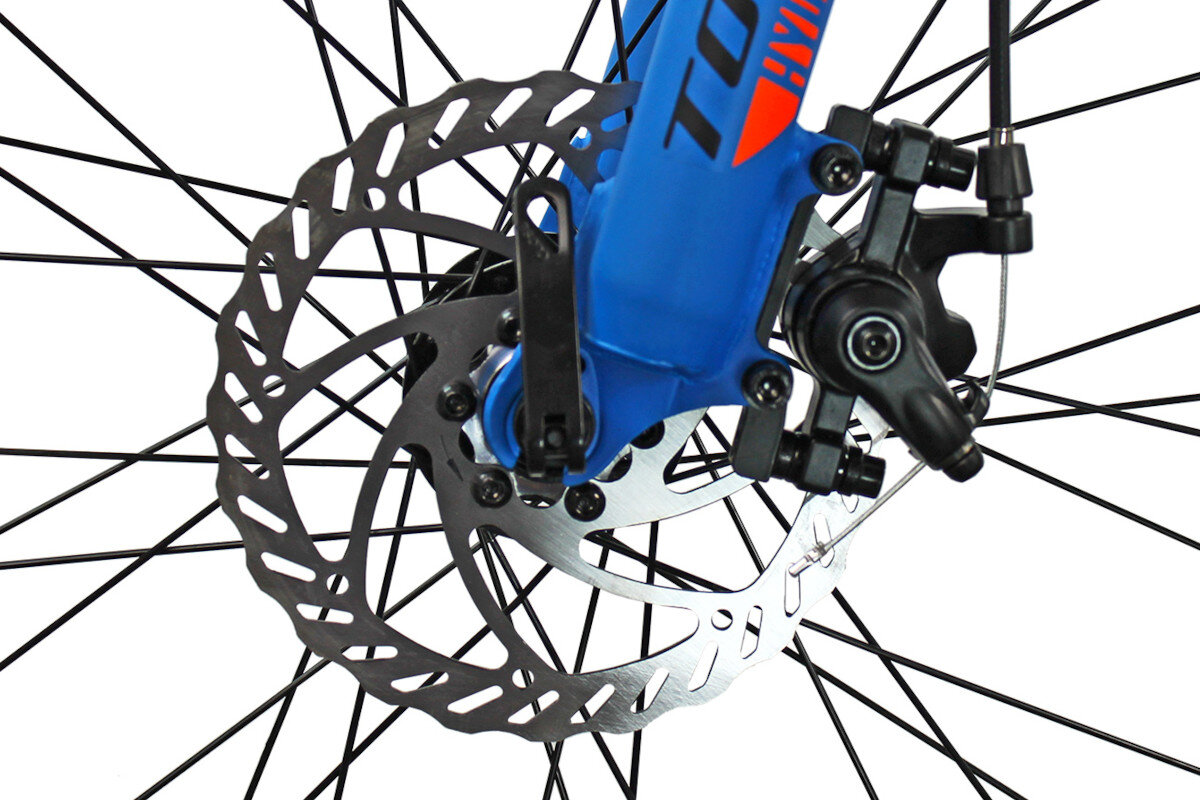 Rower gorski MTB TORPADO Hydra Hardtail M19 27.5 cala meski Czerwono-niebieski Czerwono-czarny hamulce tarczowe vbrake