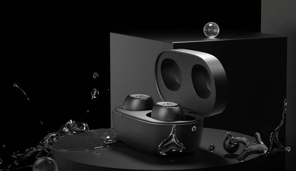 słuchawki dźwięk brzmienie bezprzewodowe etui ładowanie czas pracy bluetooth sterowanie obsługa jakość dźwięk 