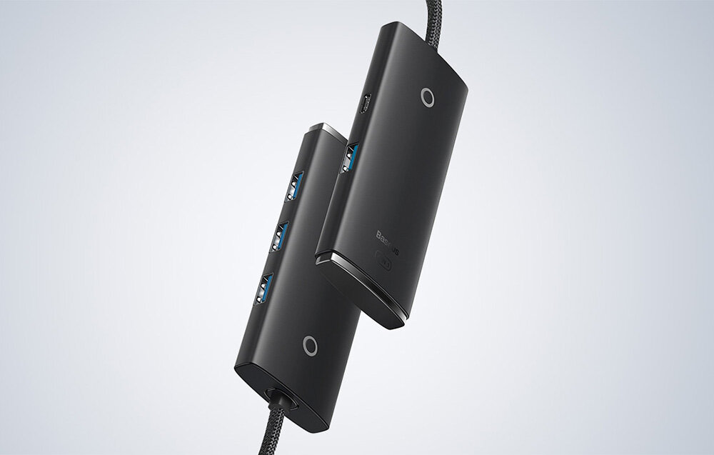 Hub BASEUS Lite Series WKQX030301 zasilanie moc port USB-C