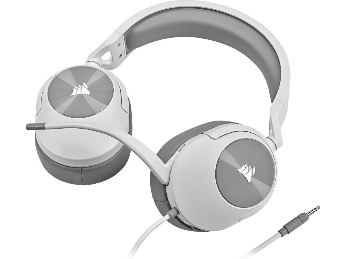 Sluchawki CORSAIR HS55 Stereo Bialy wytrzymala budowa