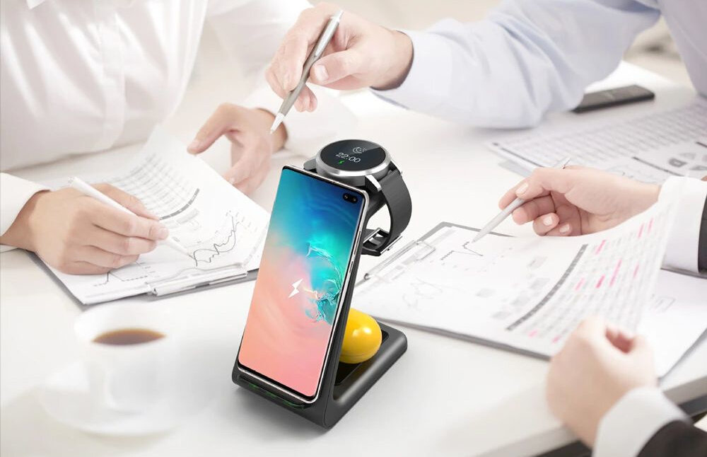 Ładowarka indukcyjna TECH-PROTECT A7 3w1 10W Czarny moc wyjściowa
