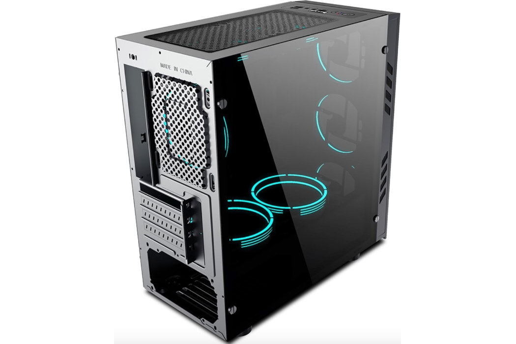 Obudowa AIGO Black Technology mini dużo przestrzeni