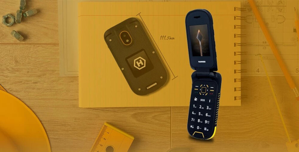 Telefon MYPHONE Hammer Bow porecznosc wygoda klawisze odbieranie rozmow