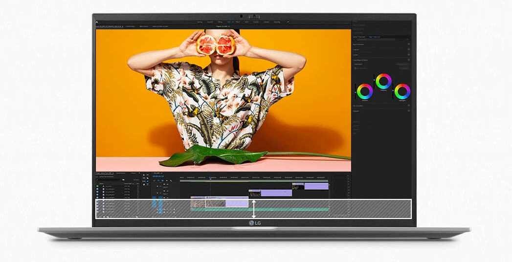 Laptop LG Gram 2022 17Z90Q - Ekran 