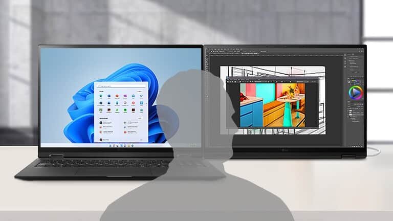 Laptop LG Gram 2022 - Snap Window   